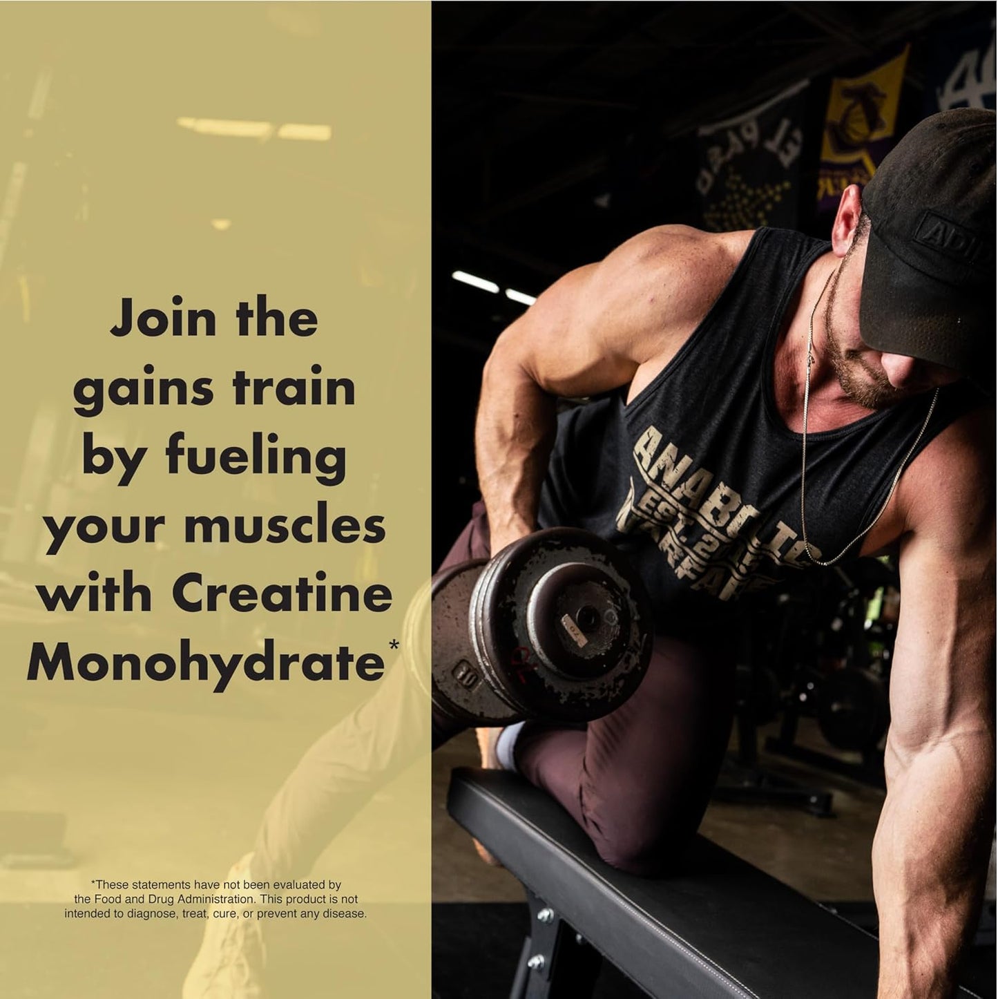 Premium Creatine Monohydrate for Post Workout Recovery and Performance - Anabolic Warfare (60 servings)