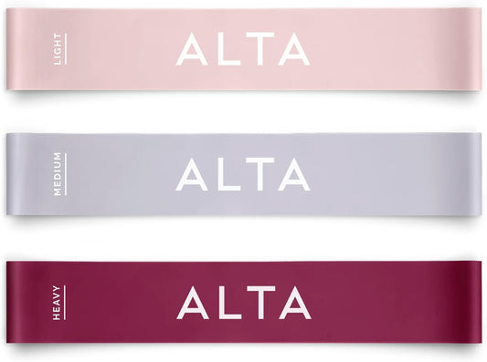 Premium Durable Latex Mini Loop Bands for Women - Small Resistance Bands Set for Exercise, Booty Workouts, Leg Stretches, Physical Therapy, and Pilates Practice