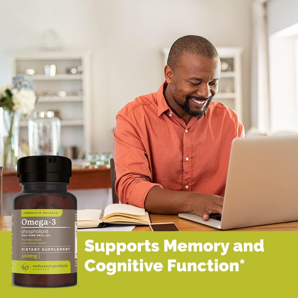 Premium Endurance Supplements: 100% Pure Krill Oil & 250mg Niacin Supplement