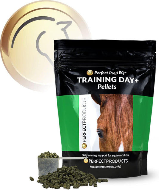 Premium EQ Training Day+ Pellets Horse Calming Supplement - Show Safe (3 lb)