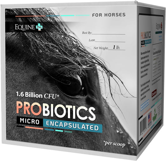 Premium Equine Digestive Health Supplement with Micro-Encapsulated Probiotics for Horses
