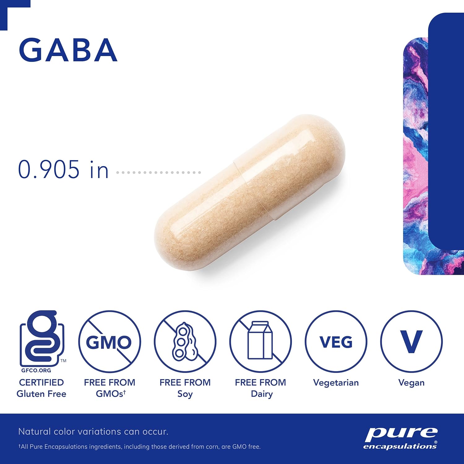 Premium GABA Amino Acids Supplement for Relaxation & Stress Relief - 120 Capsules