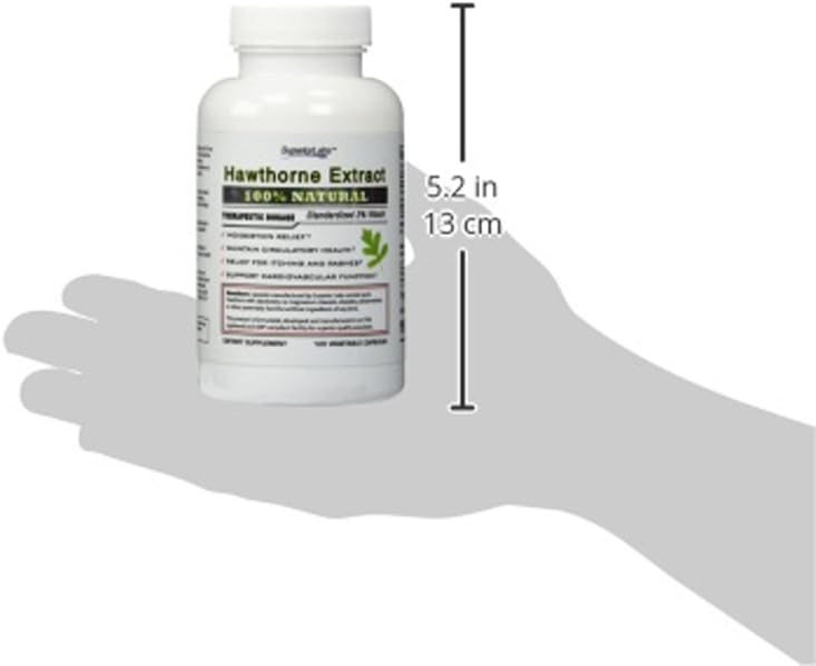 Premium Hawthorn Vitamin Supplement - 300mg Non-GMO Capsules for Healthy Digestion & Cardiovascular Support