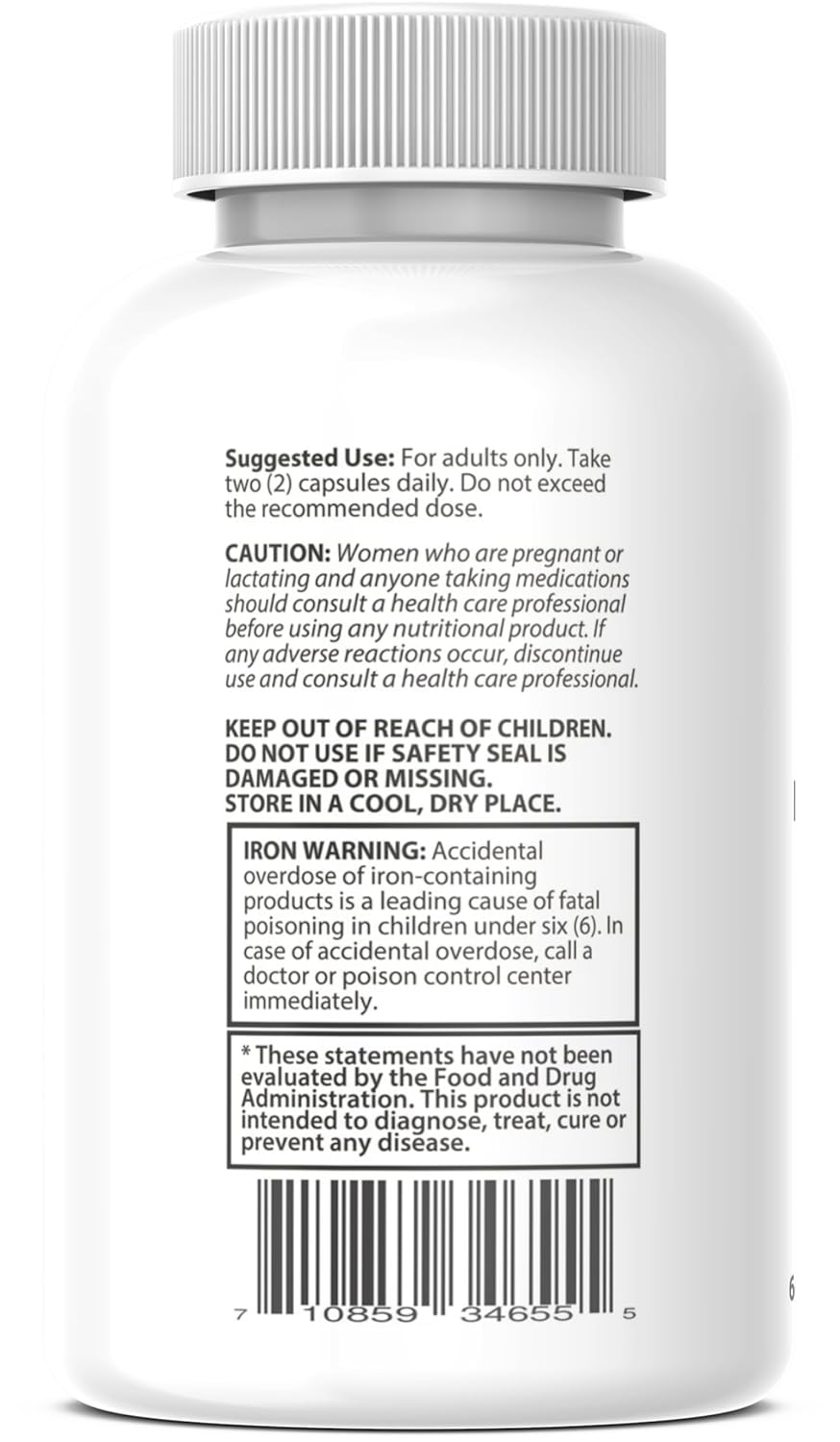 Premium Herbal Blend for Hair, Skin, and Nails with Biotin 5000 mcg - Natural Ingredients for Health and Beauty