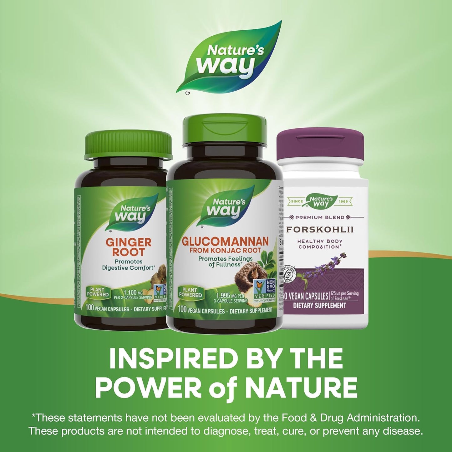 Premium Herbal Glucomannan Supplement from Konjac Root, Supports Fullness, 1,995mg per Serving, Non-GMO, Vegan, 100 Capsules
