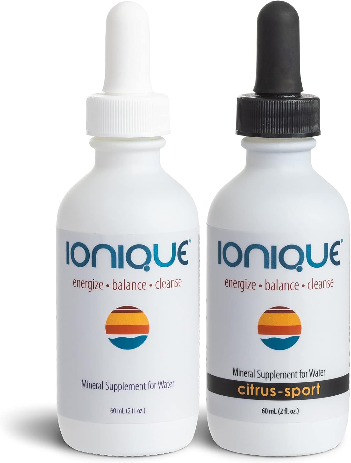 Premium Ionic Mineral Supplement for Enhanced Water - Magnesium, Trace Minerals & Electrolytes - Liquid Drops for Mineralizing Filtered and RO Water - Two 2 oz Bottles