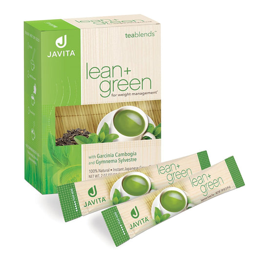 Premium Javita Lean + Green Tea Blend with Garcinia Cambogia & Gymnema Sylvestre for Weight Management - 24 ct Box