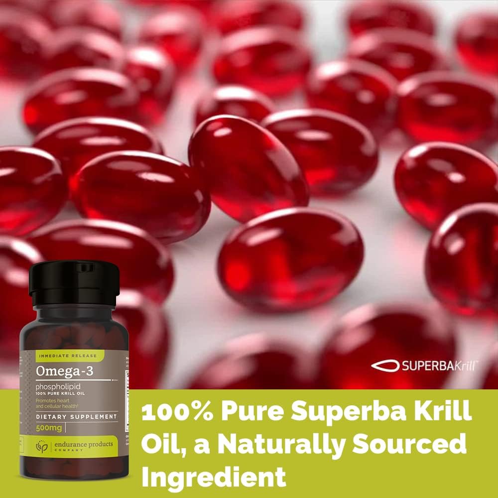 Premium Krill Oil and Niacin Supplements for Endurance & Heart Health