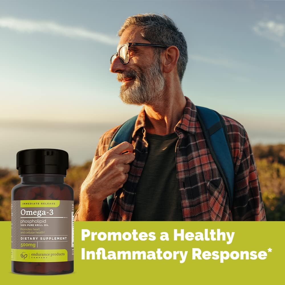 Premium Krill Oil and Niacin Supplements for Endurance & Heart Health