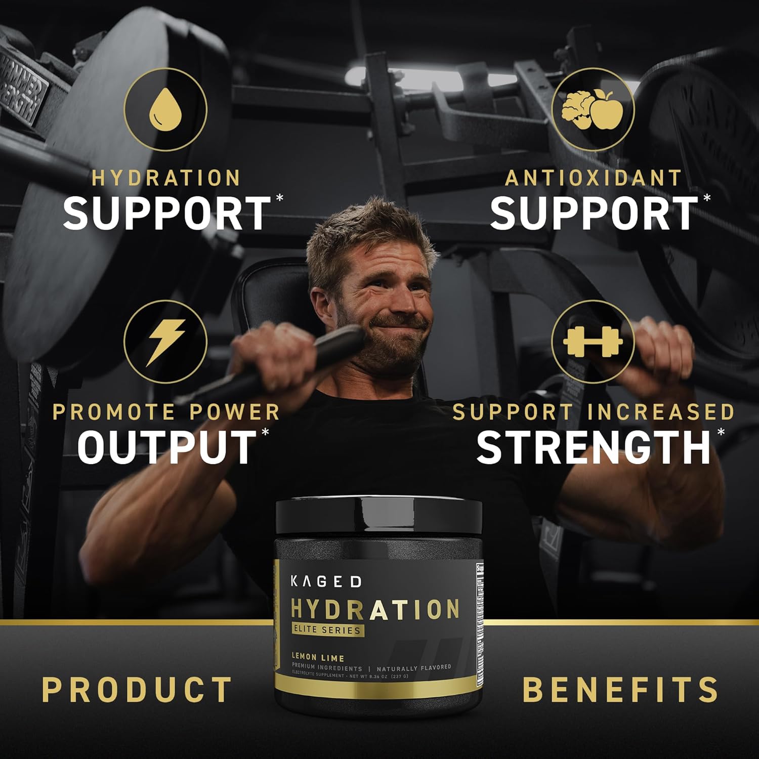 Premium Lemon Lime Electrolyte Powder Supplement for Intra and Post Workout Hydration - 14 Travel Packets