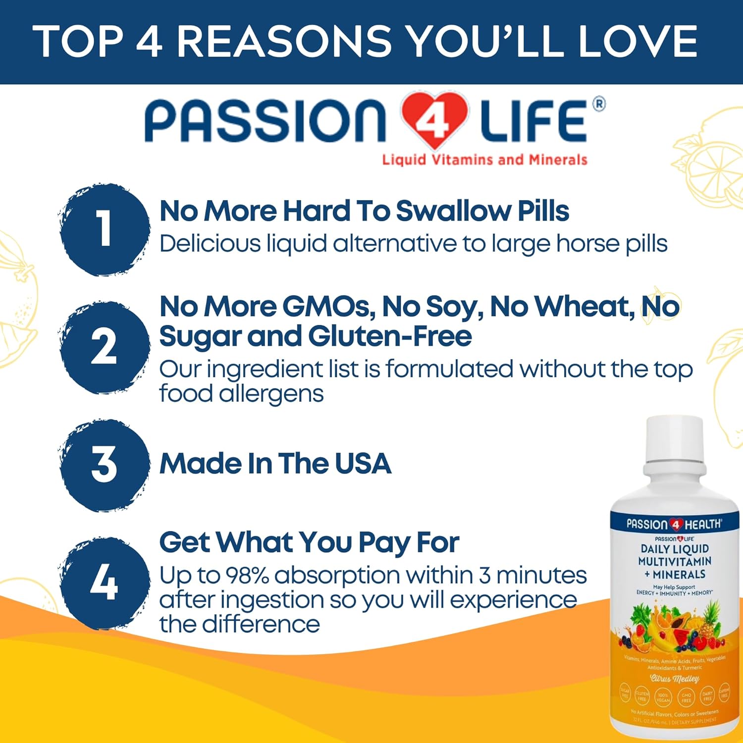 Premium Liquid Eye Care Vitamins Bundle by Passion 4 Life