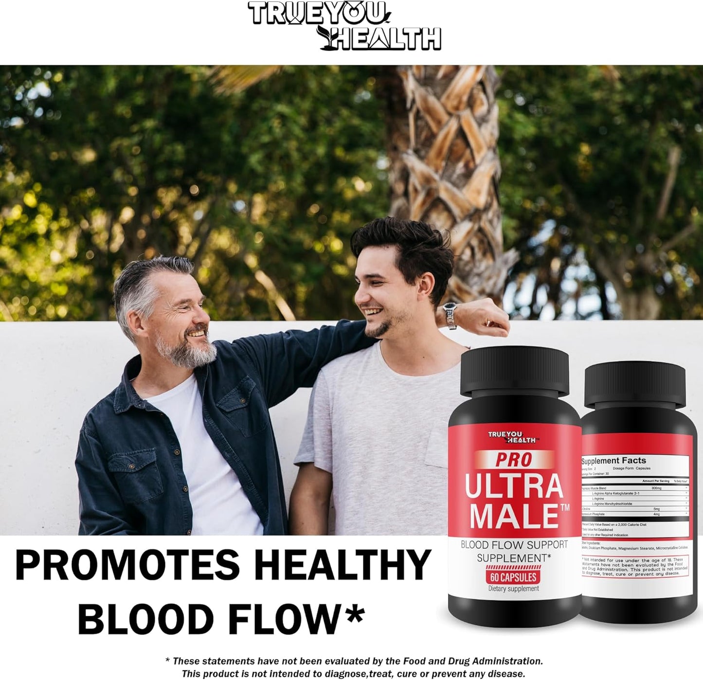 Premium Male Blood Flow Support Supplement for Enhanced Circulation - Advanced Formula for Men's Cardiovascular Health - Boost Blood Flow Naturally with Our Top-rated Capsules