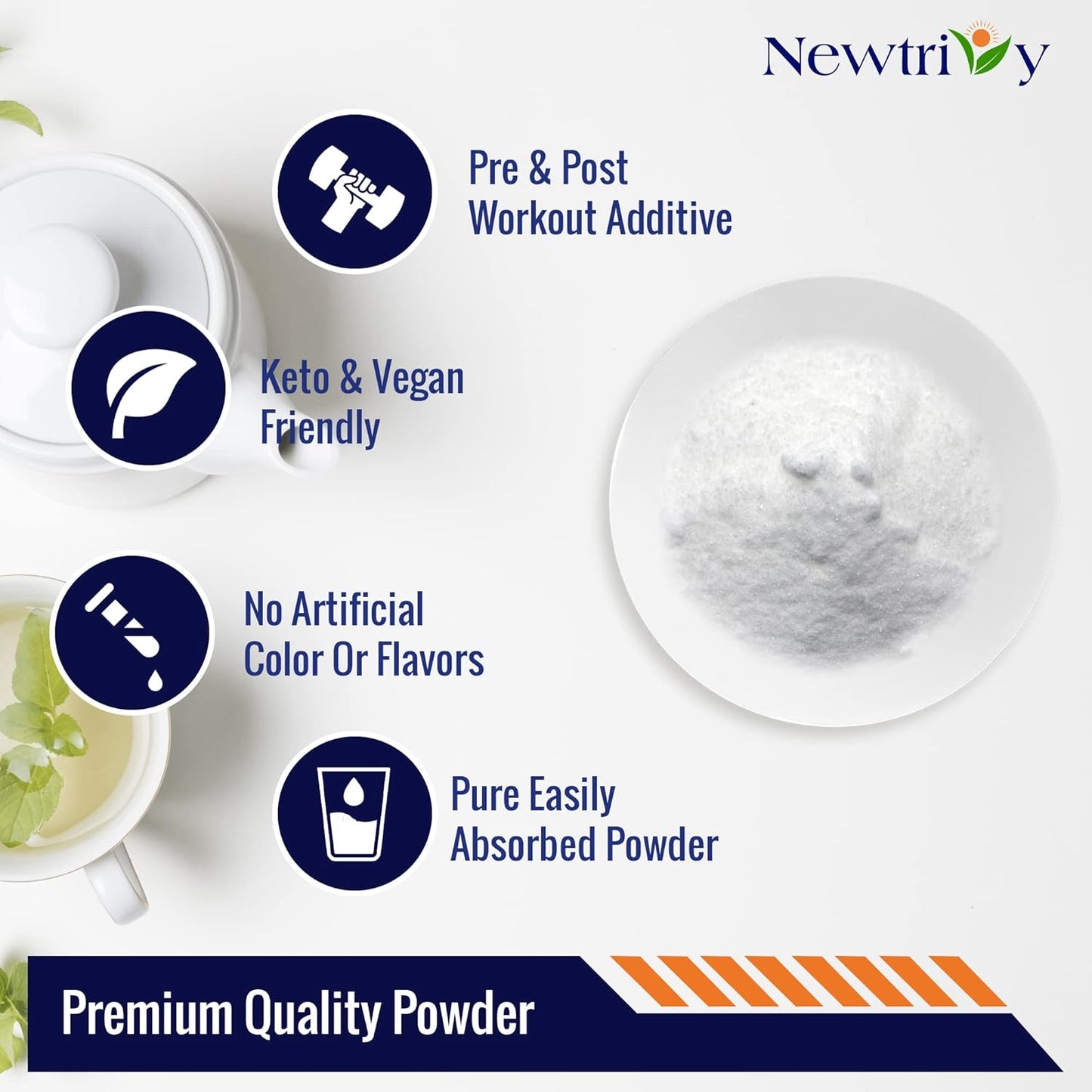 Premium Micronized Creatine Monohydrate Powder - Pure and Unflavored - 280g (9.8oz)