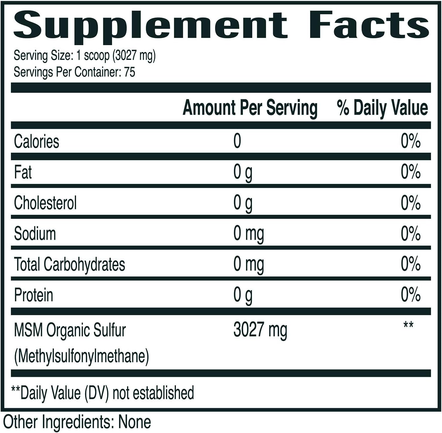 Premium MSM Organic Sulfur Crystals for Joint Pain, Allergies, Skin, Hair & Nails - 99.9% Pure Supplement by No Boundaries Health