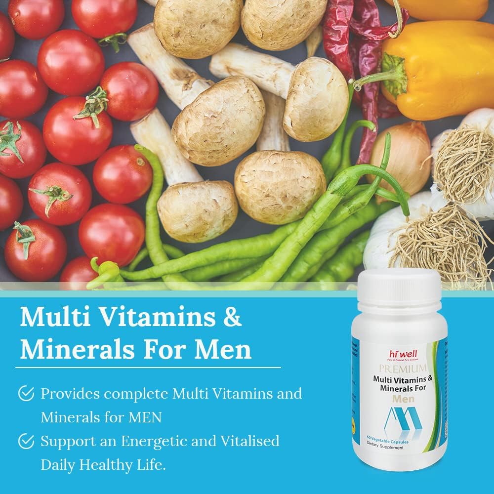Premium Multi Vitamins & Minerals for Couples - Hi Well Pure & Natural New Zealand Vitamin Pack