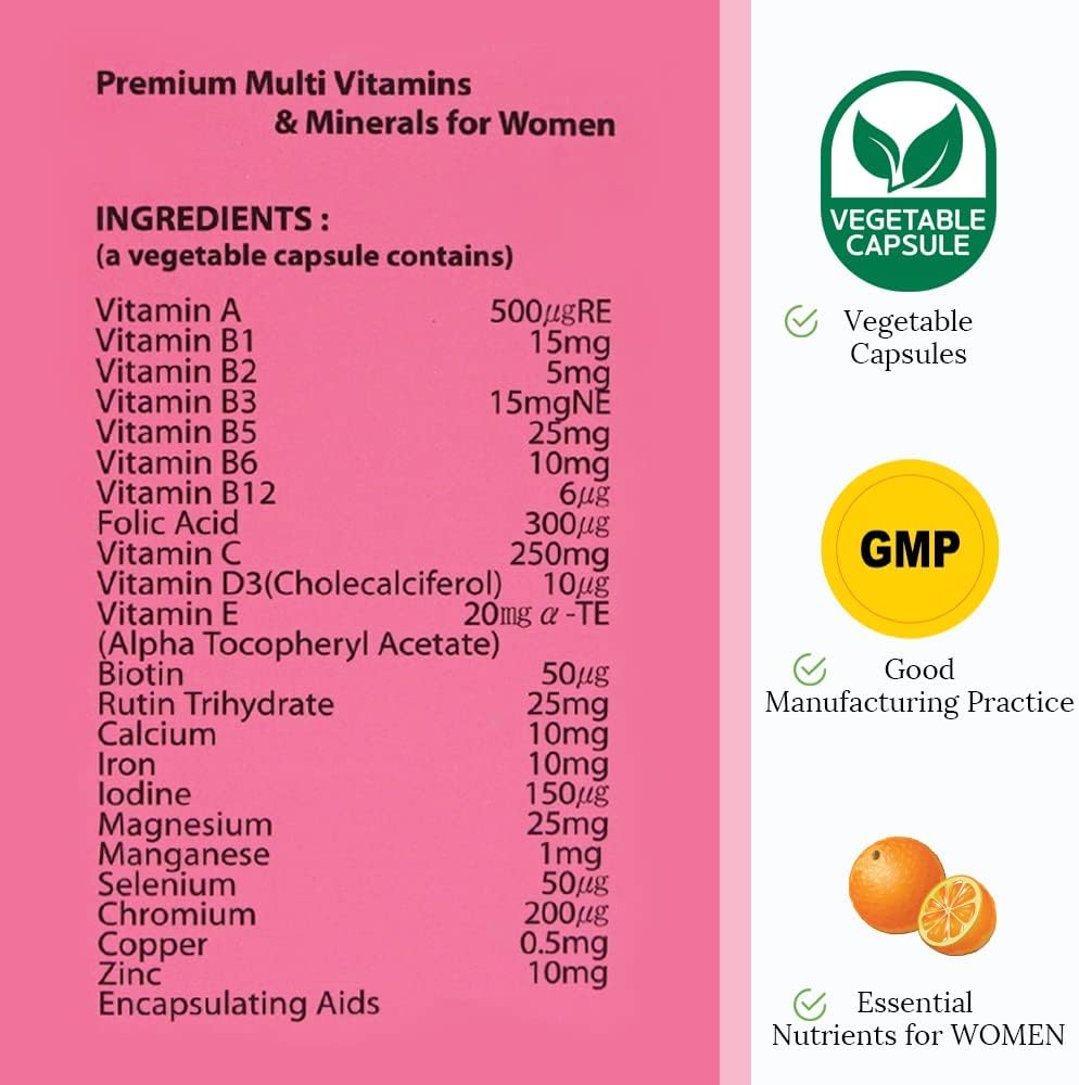 Premium Multi Vitamins & Minerals for Couples - Hi Well Pure & Natural New Zealand Vitamin Pack