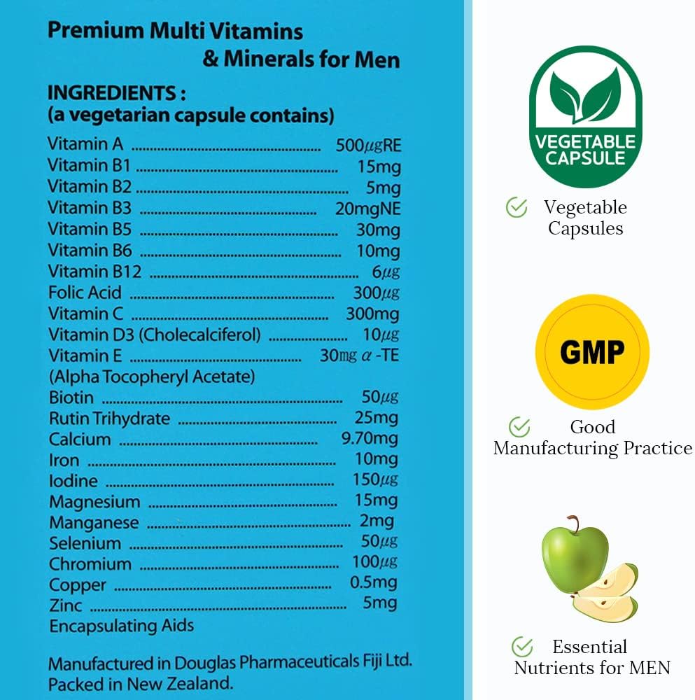 Premium Multi Vitamins & Minerals for Couples - Hi Well Pure & Natural New Zealand Vitamin Pack