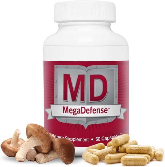Premium Mushroom Supplement with Reishi, Turkey Tail, Cordyceps, Maitake, Agaricus & Shiitake - Non-GMO Mushroom Capsules for Daily Wellness (60 Veggie Caps)