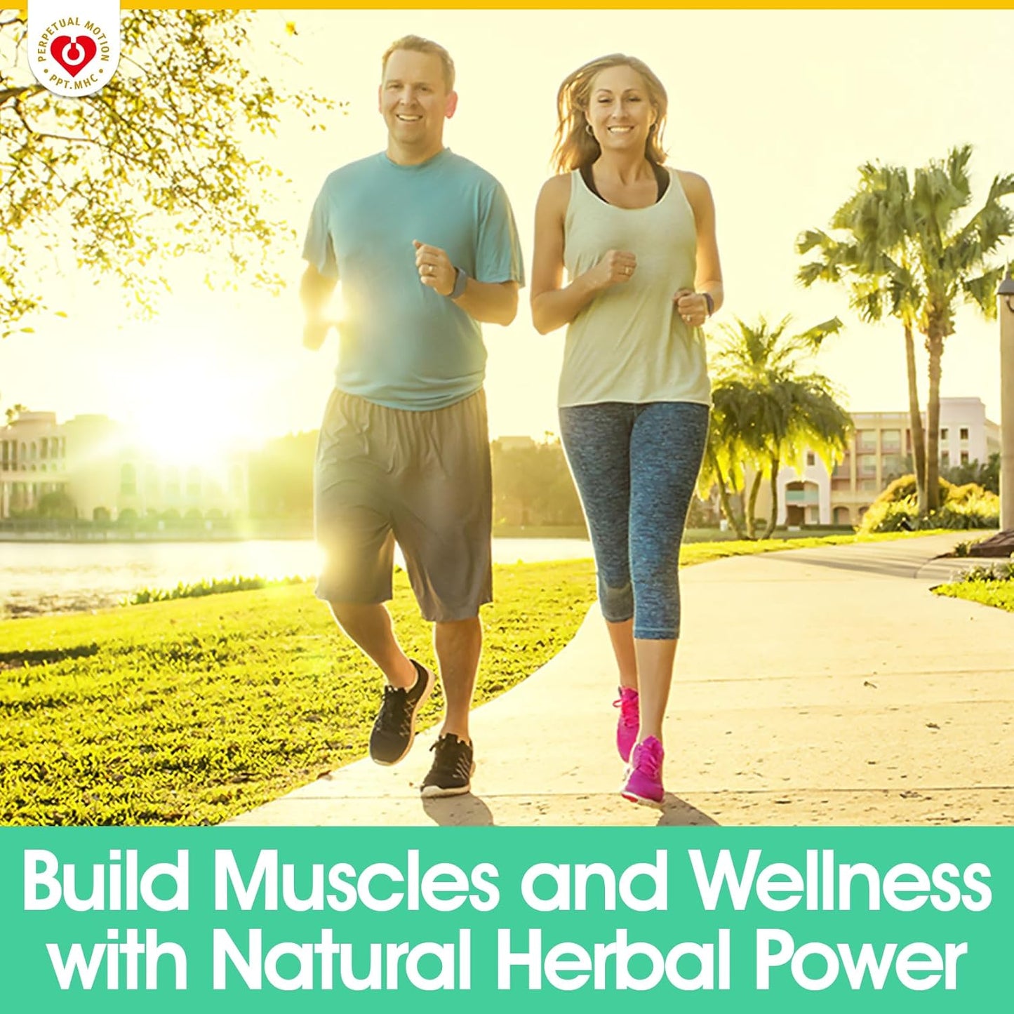 Premium Natural Muscle Support Supplement for Men and Women - Herbal Recovery, Growth, Quality Sleep & Cramp Relief - 120 Veg Caps