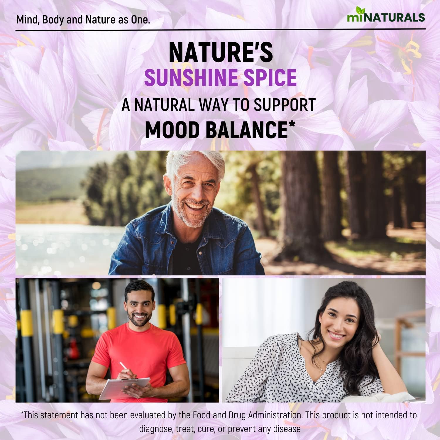 Premium Natural Saffron Supplements for Mood, Eye Support, and Energy - 60 Capsules - Made in USA - 88.50mg Extract - Pastillas de Azafran