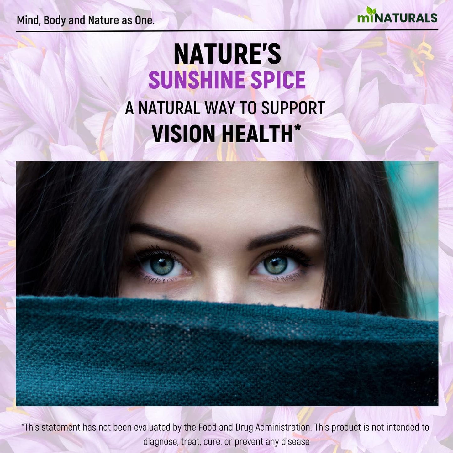 Premium Natural Saffron Supplements for Mood, Eye Support, and Energy - 60 Capsules - Made in USA - 88.50mg Extract - Pastillas de Azafran