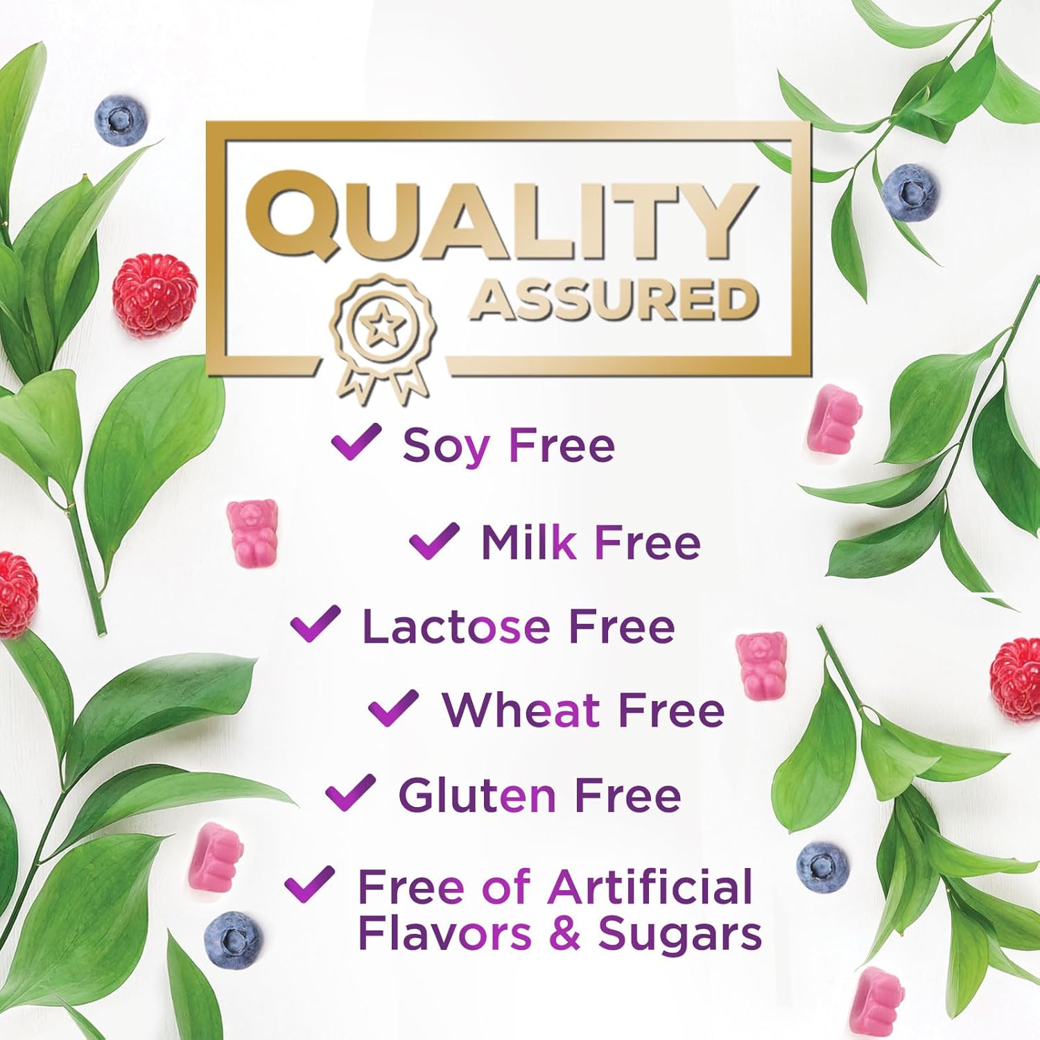 Premium Nature's Choice Biotin Gummies 5000 mcg for Hair Growth & Skin - 60 Vegetarian Gummy Bears with Vitamin E & C, Non-GMO Hair Vitamins Supplement