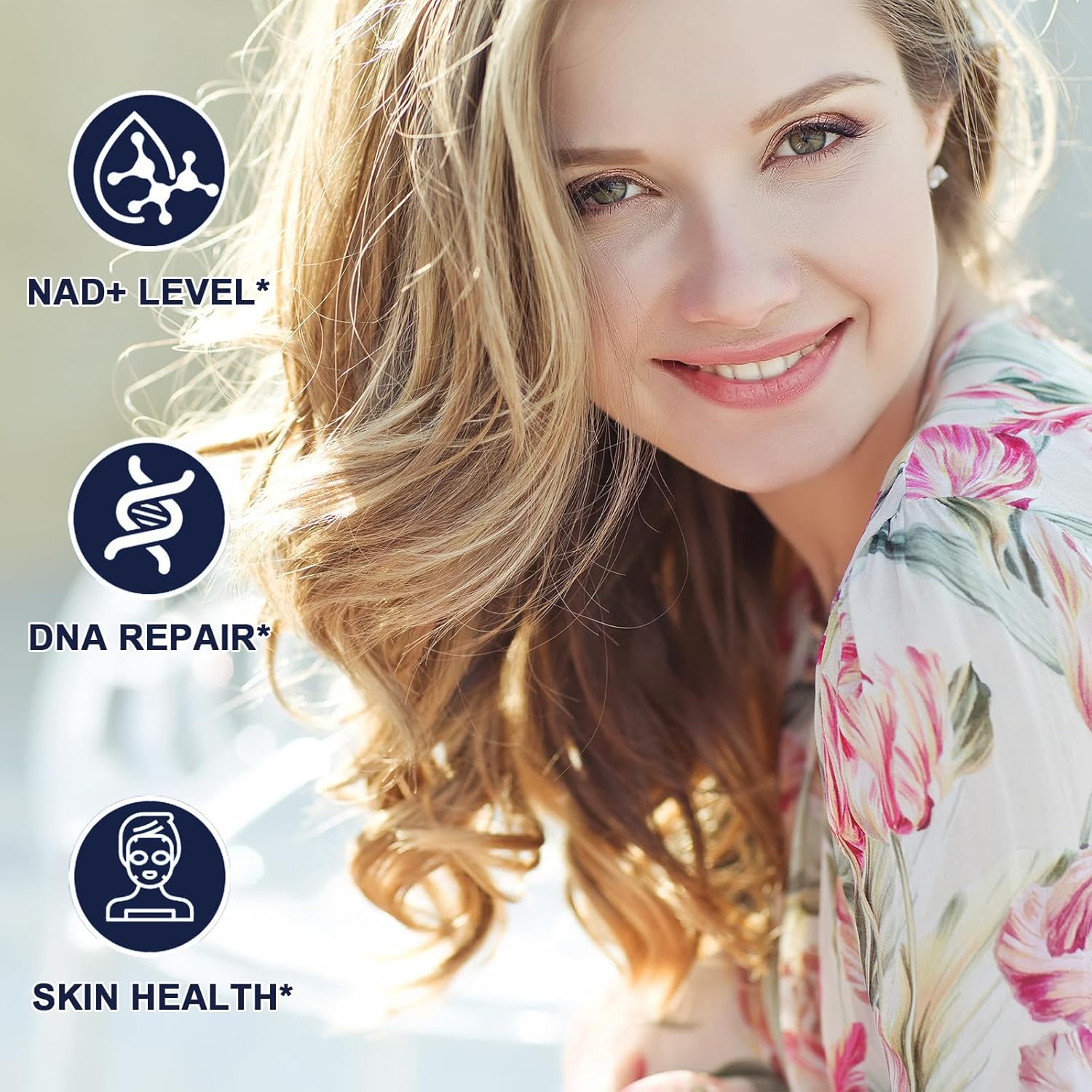 Premium NMNH Supplement with Niacinamide, Quercetin, and Trans-Resveratrol - 120 Capsules