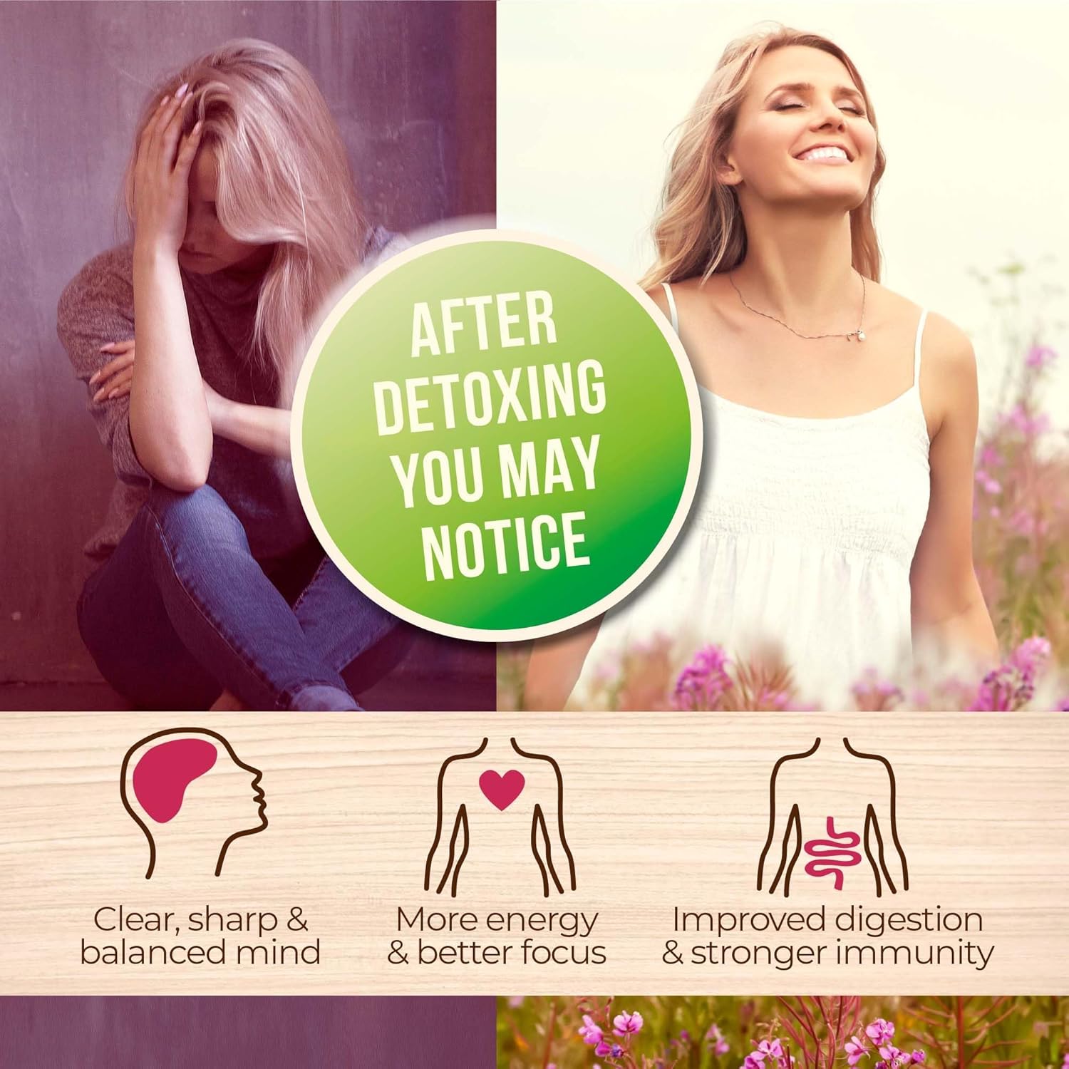 Premium Numami Organic Blueberry Detox Smoothie Powder with Spirulina, Dulse, and Barley Grass Juice - Superfood from Europe