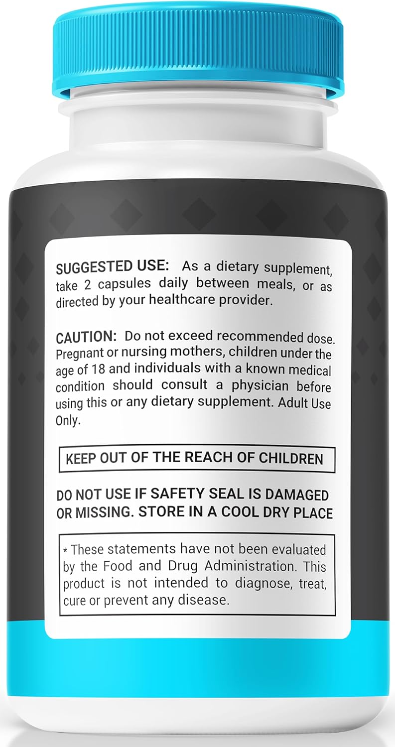 Premium NutraRize Health Charm Pills for Men - All Natural Formula to Boost Blood Flow & Energy Levels - 60 Capsules