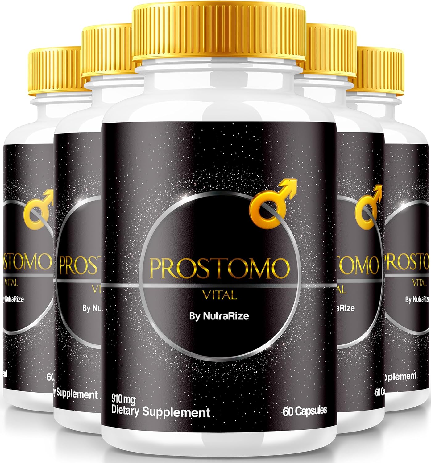 Premium NutraRize Prostomo Capsules (300 Capsules) - Official Formula for Prostate Health & Overall Wellness, All Natural Supplement for Regaining Control - Pros Tomo Pills Review