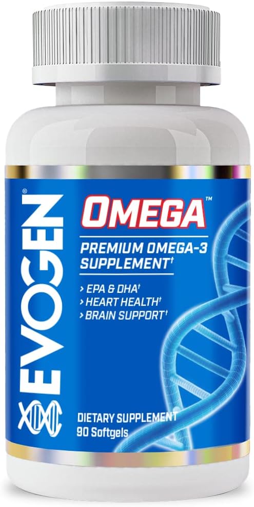 Premium Omega-3 Fish Oil Supplement for Overall Wellness with EPA & DHA - 90 Softgels