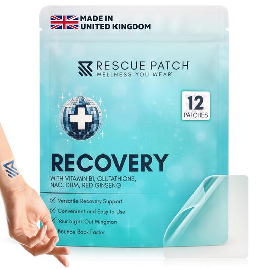 Premium Party Recovery Kit: Relief Patches for Fast Recovery - Drinking Aid (1, 12 Count)