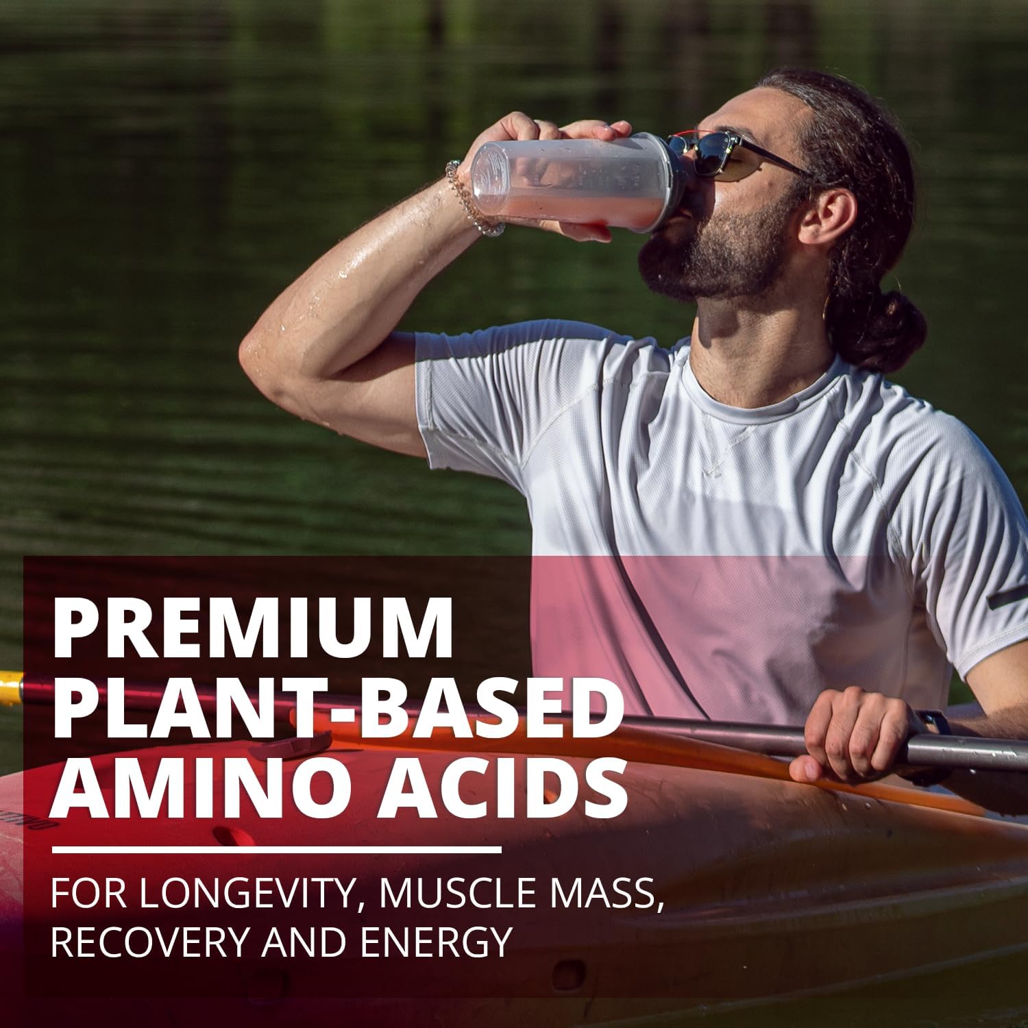 Premium Plant Based Organic Amino Acids & BCAA Powder for Muscle Mass & Recovery - PureClean Performance FUNDAMINOS Supplement (2 Bags, 60 Servings)