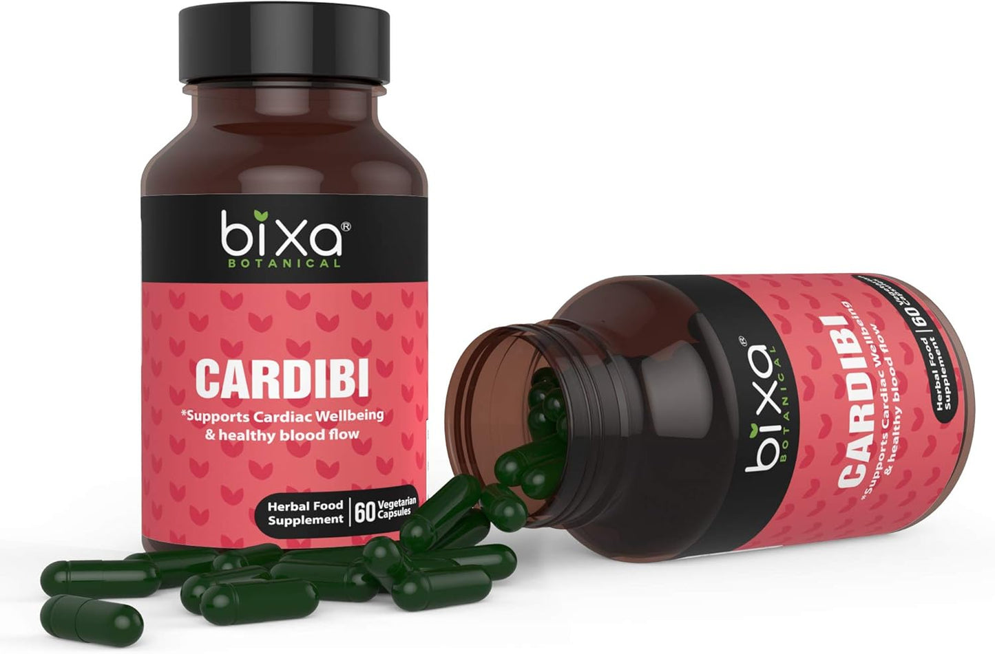 Premium Quality Ayurvedic Cardibi Capsules with Arjuna, Guggul, Punarnava, Trikatu Powder, and Garlic Extract - 60 Veg Capsules (450mg)