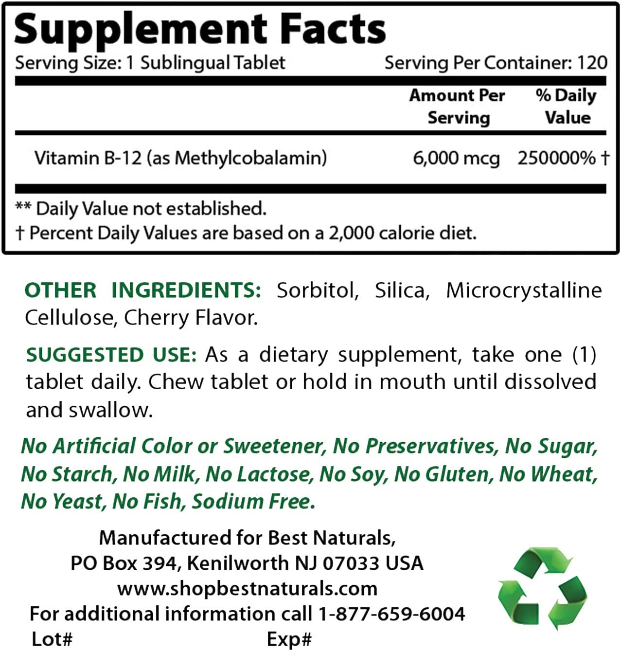 Premium Red Yeast Rice Cholesterol Support with High-Potency Vitamin B12 - 1200mg & 6000mcg - Natural Heart Health Supplement