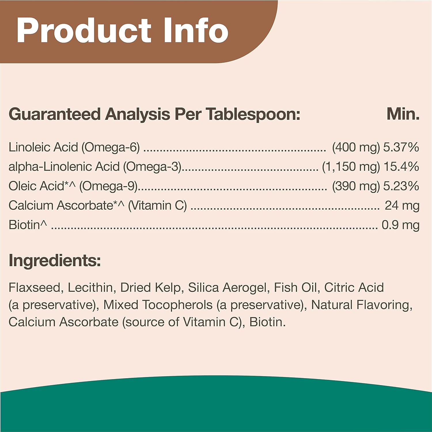 Premium Skin and Coat Powder Pet Supplement with Omegas for Dogs & Cats - Promotes Healthy Skin & Coats - Tasty Food Topper - 4 lbs.