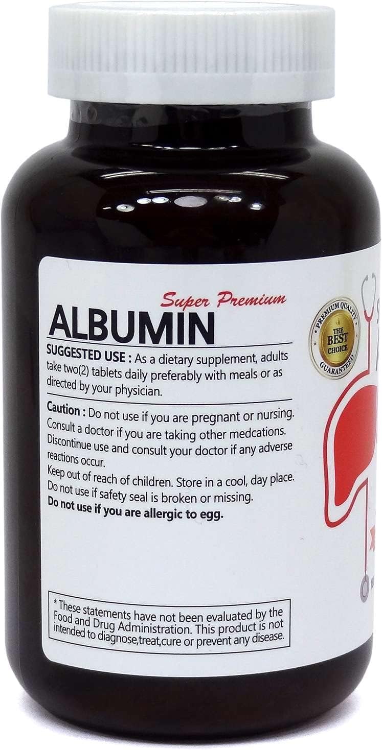 Premium SNANA S&L Health Albumin 500 (950mg) Tablet - Mega Strength Formula for Optimal Health