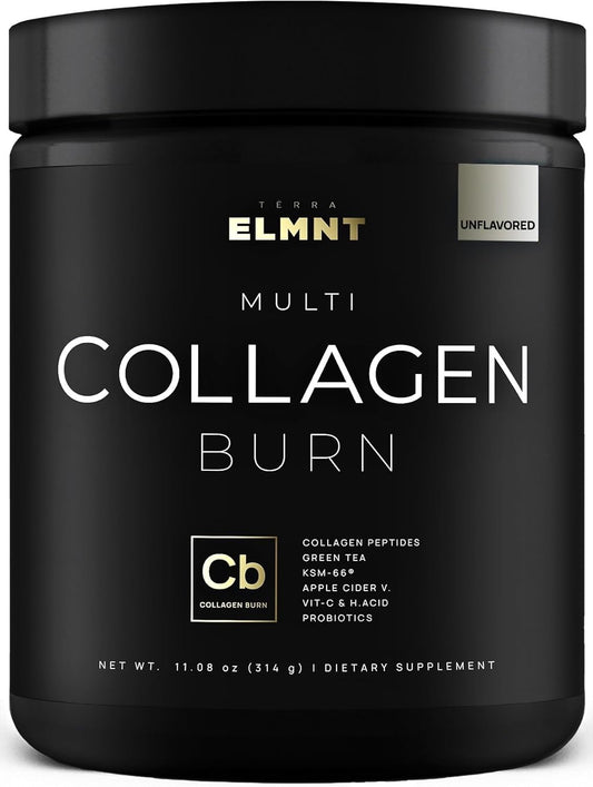 Premium Super Collagen Powder for Women with Probiotics, Hyaluronic Acid, ACV, KSM-66, Biotin - Multi Collagen Peptides Protein Supplement for Weight Loss and Beauty (Unflavored)