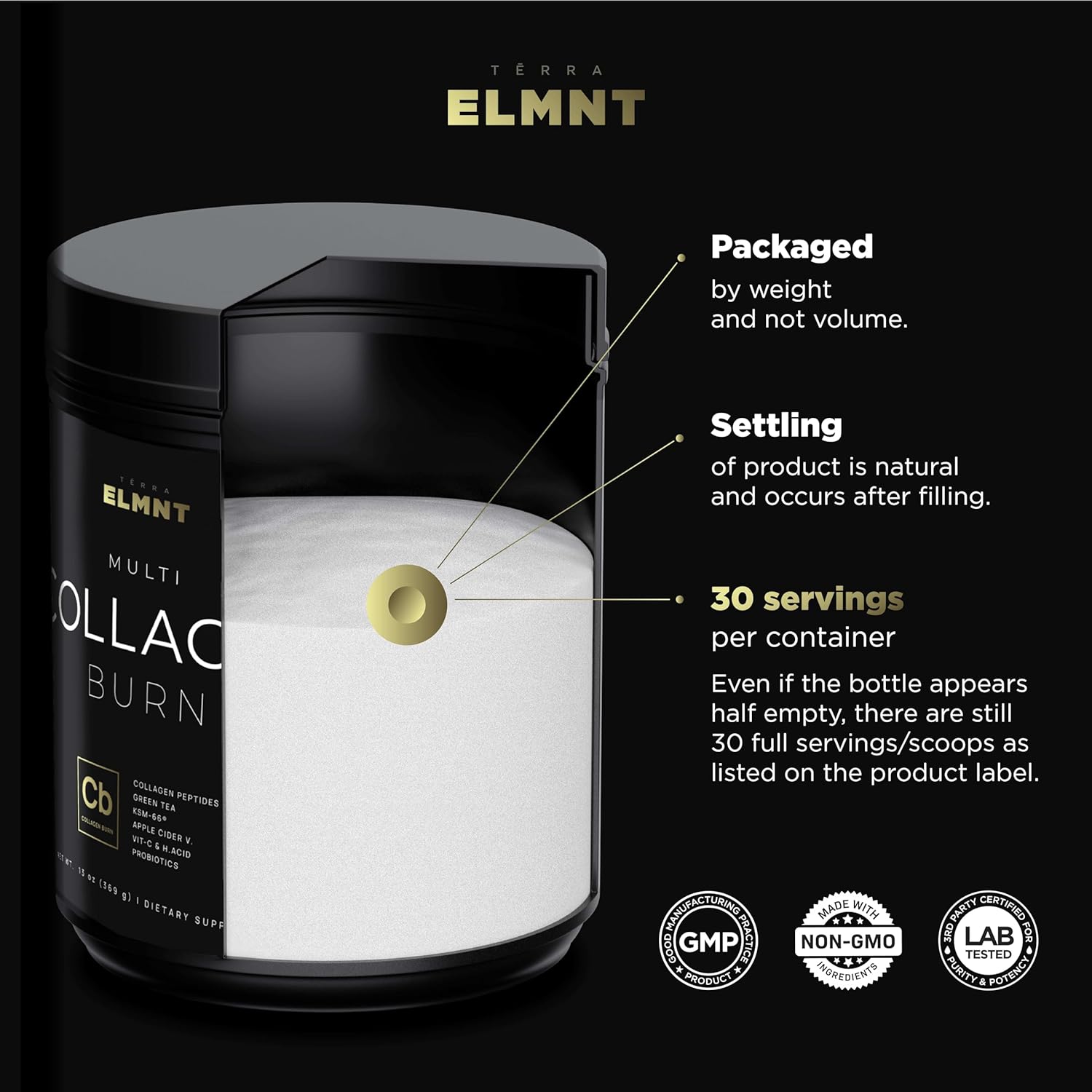 Premium Super Collagen Powder for Women with Probiotics, Hyaluronic Acid, ACV, KSM-66, Biotin - Multi Collagen Peptides Protein Supplement for Weight Loss and Beauty (Unflavored)