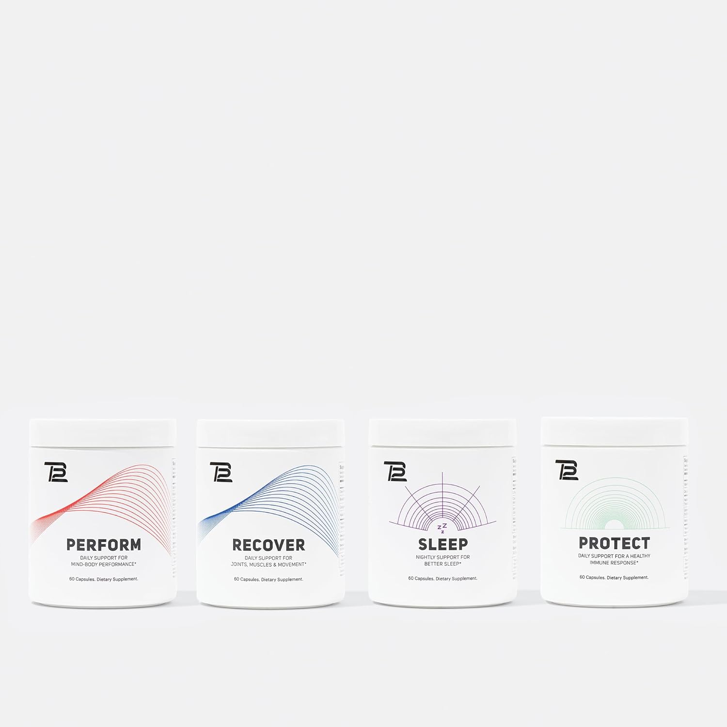 Premium Supplement Bundle for Optimal Performance and Recovery - Includes Sleep, Perform, Recover, and Protect by TB12
