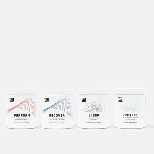 Premium Supplement Bundle for Optimal Performance and Recovery - Includes Sleep, Perform, Recover, and Protect by TB12