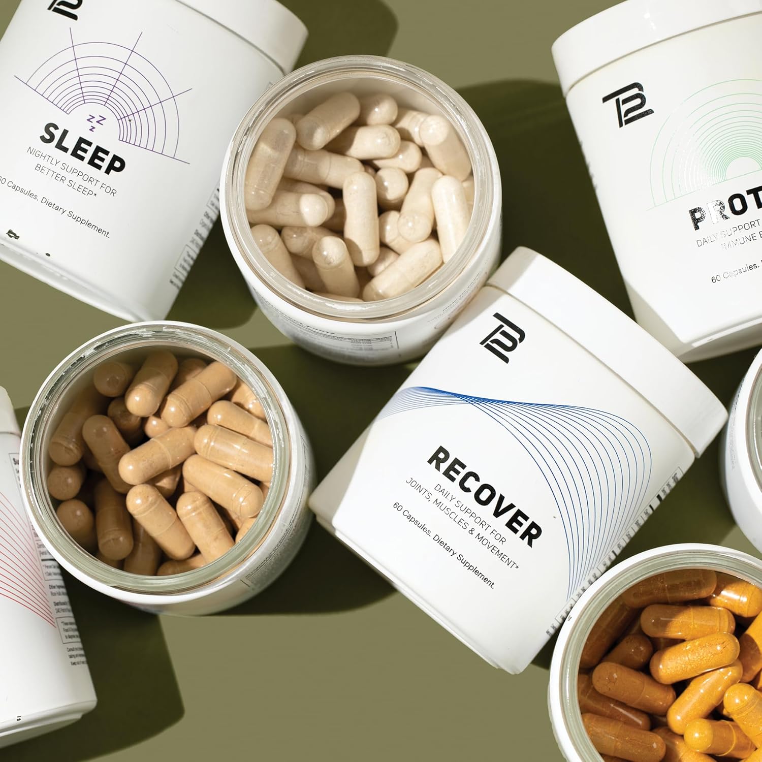 Premium Supplement Bundle for Optimal Performance and Recovery - Includes Sleep, Perform, Recover, and Protect by TB12