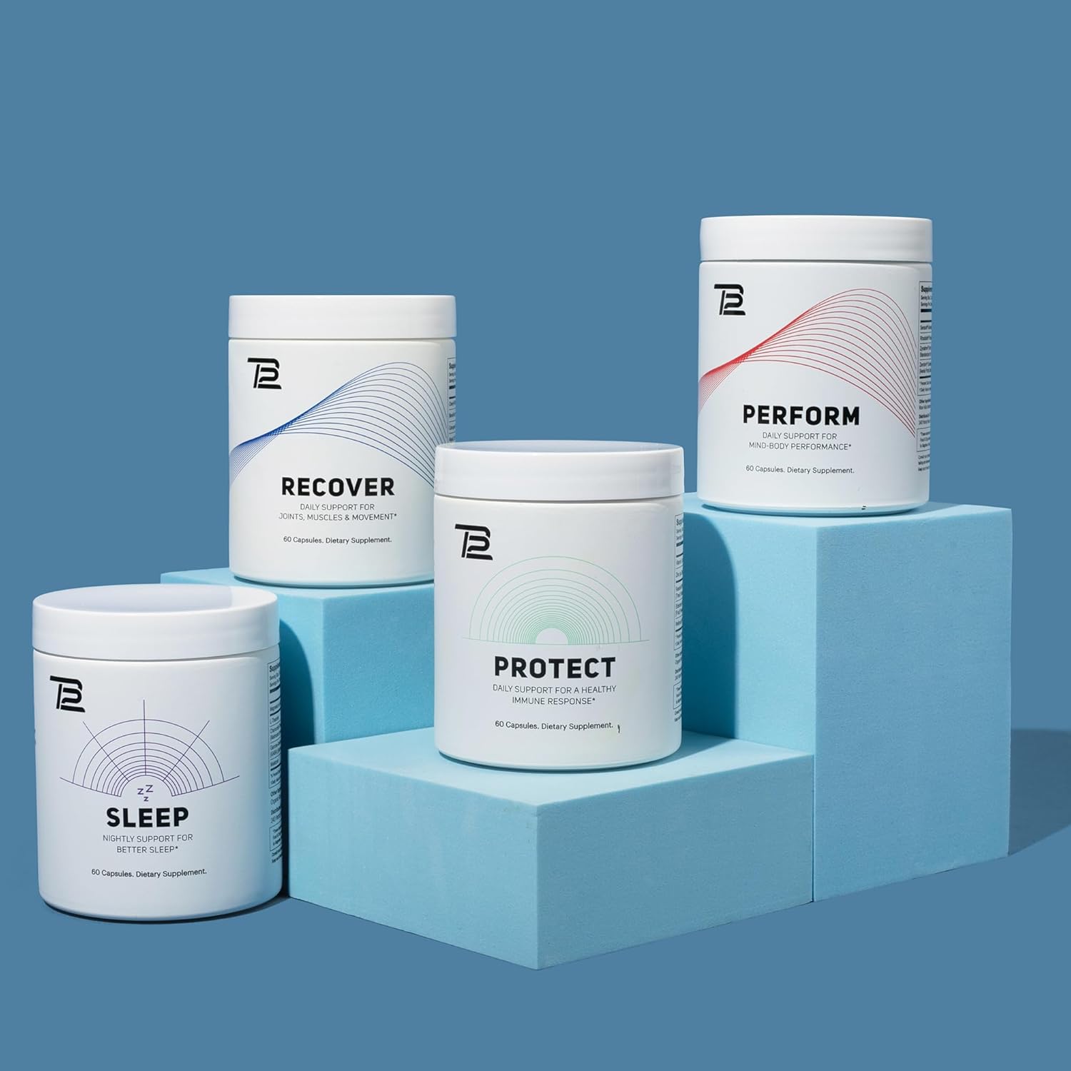 Premium Supplement Bundle for Optimal Performance and Recovery - Includes Sleep, Perform, Recover, and Protect by TB12