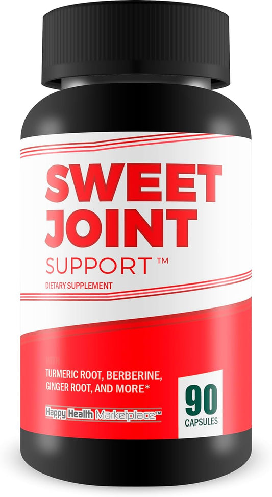 Premium Turmeric Joint Support Supplement for Women & Men – Natural Relief for Knee Joints – Happy Health Marketplace Joint Pills