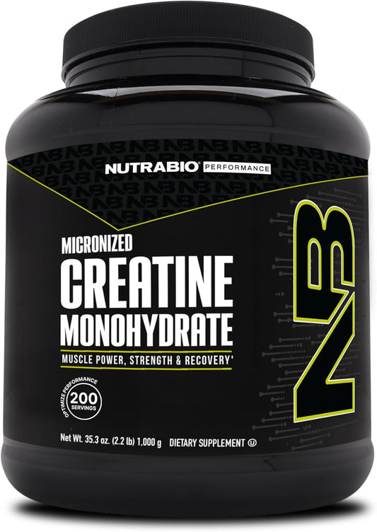 Premium Unflavored Creatine Monohydrate Powder - 1000 g - Enhances Muscle Energy, Recovery, Strength - HPLC Tested Grade Supplement