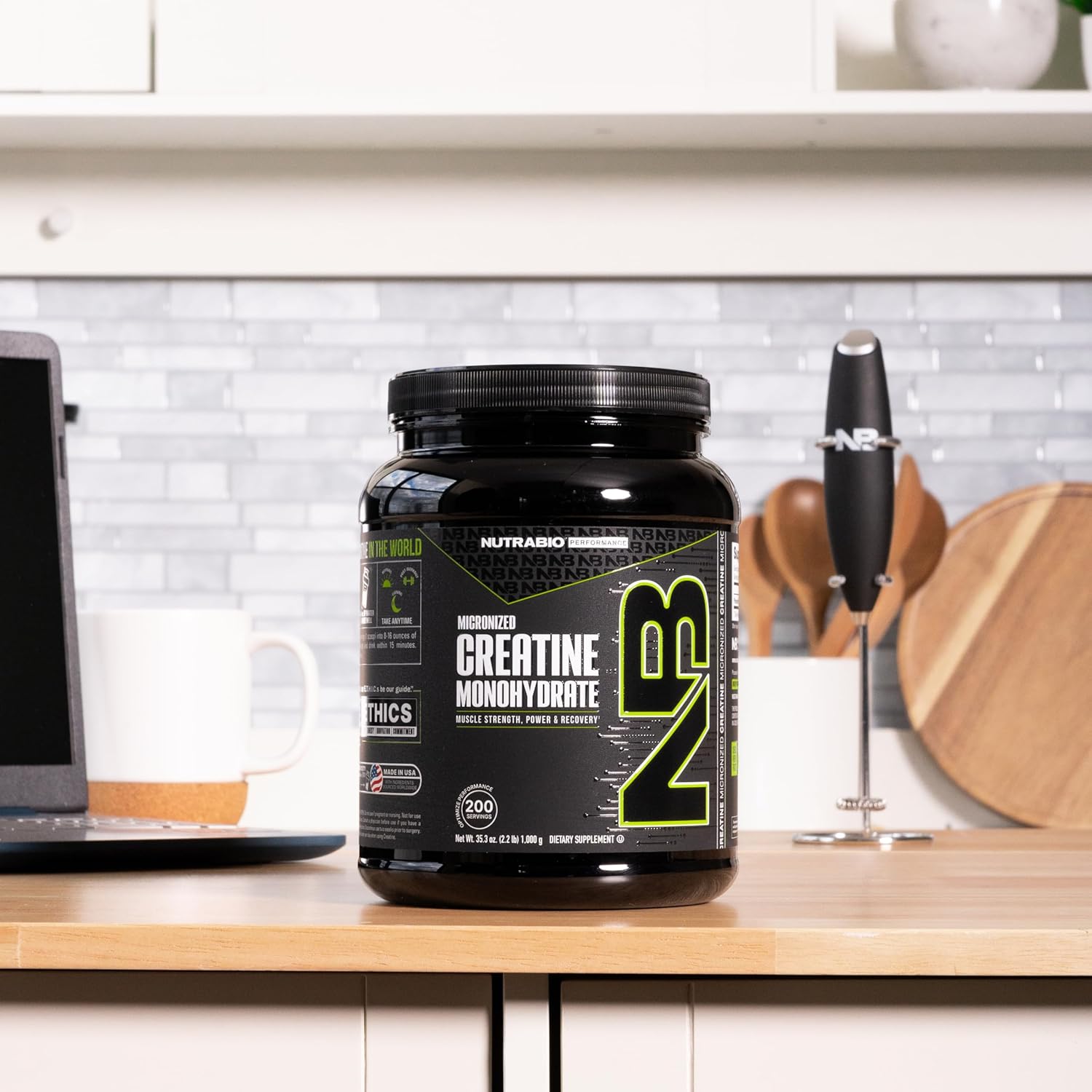 Premium Unflavored Creatine Monohydrate Powder - 1000 g - Enhances Muscle Energy, Recovery, Strength - HPLC Tested Grade Supplement
