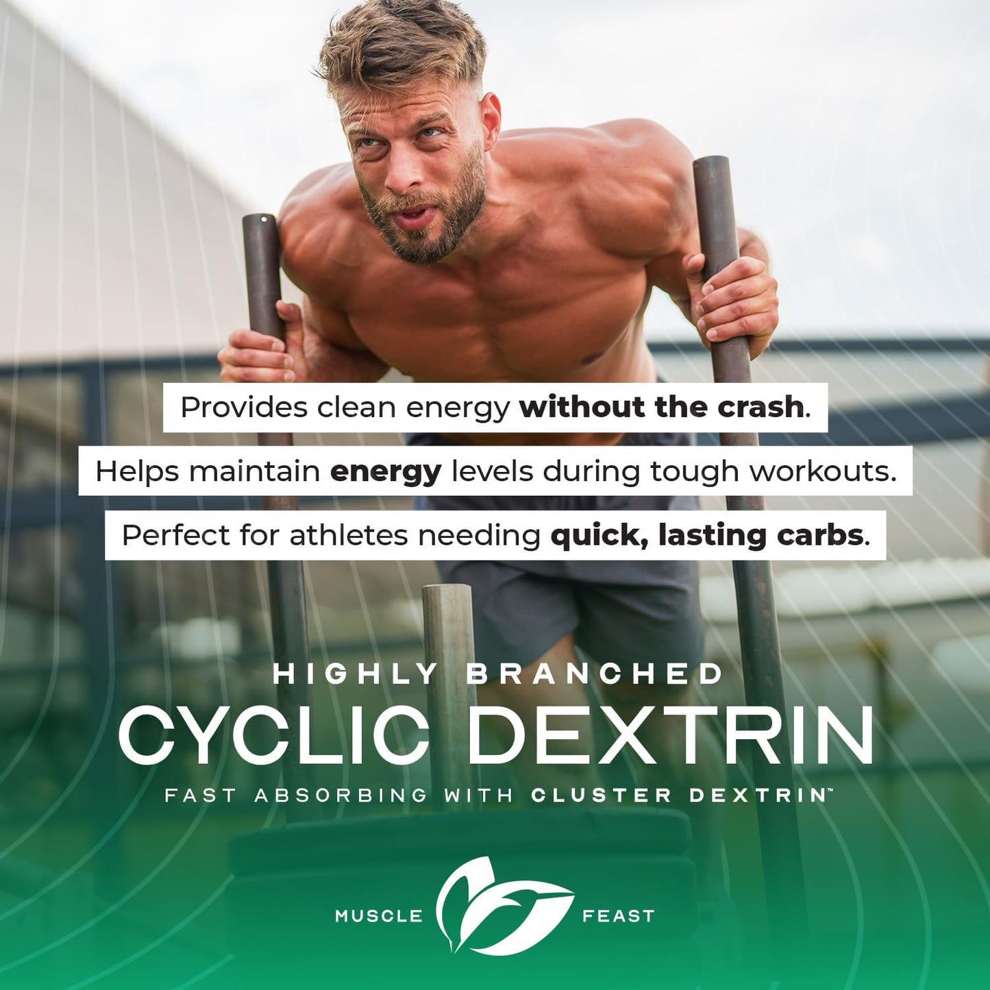 Premium Unflavored Highly Branched Cyclic Dextrin Supplement for Pre or Post-Workout - 5lbs