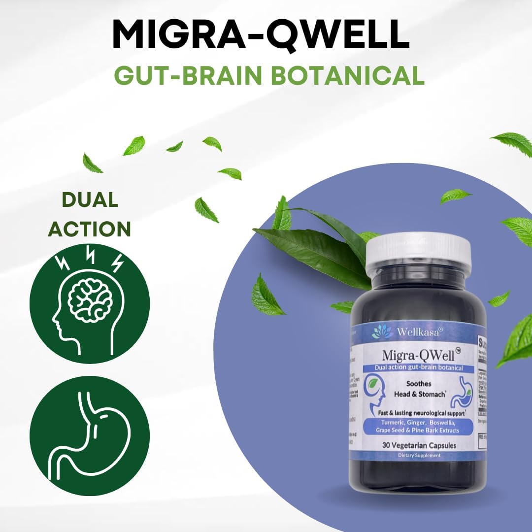 Premium Vegan Turmeric Boswellia Ginger Complex for Head & Body Wellness | 5-in-1 Botanical Support | Professional-Grade Formula with Third-Party Testing (30 Capsules)