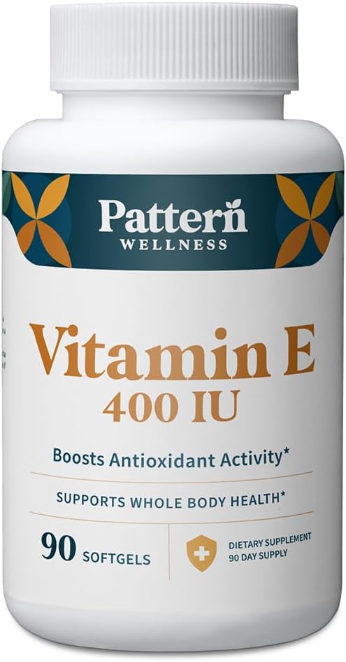Premium Vitamin E 400 IU Supplement for Antioxidant Support and Overall Health - Potent Antioxidant Formula for Cellular Protection - 90 Soft Gels - Third Party Tested