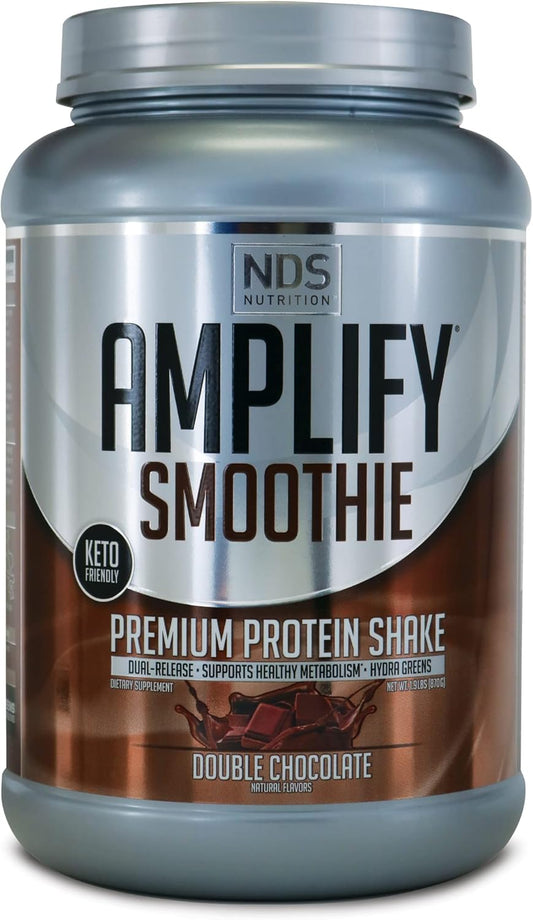 Premium Whey Protein Powder Shake with Added Greens and Amino Acids for Lean Muscle, Strength, Energy, and Fat Loss - Double Chocolate Flavor (30 Servings)